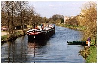 Historischer Finowkanal
in der Region Finowkanal,
in Kreis-Stadt Eberswalde:
Touristische Wasserstraße im
Landkreis Barnim